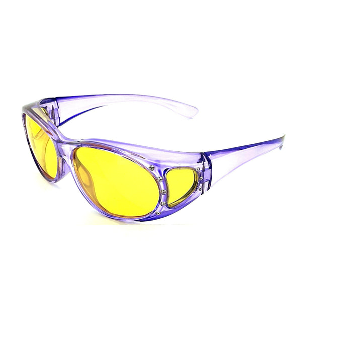 Bright Color Medium Night Driving Polarized Fit Overs Fit Over Sunglasses 