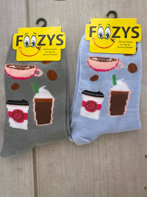 Coffee Socks Foozys Unisex Crew Socks 