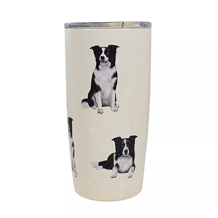 Dog Breeds A-G 20oz Serengeti Ultimate Tumbler Tumblers Border Collie 