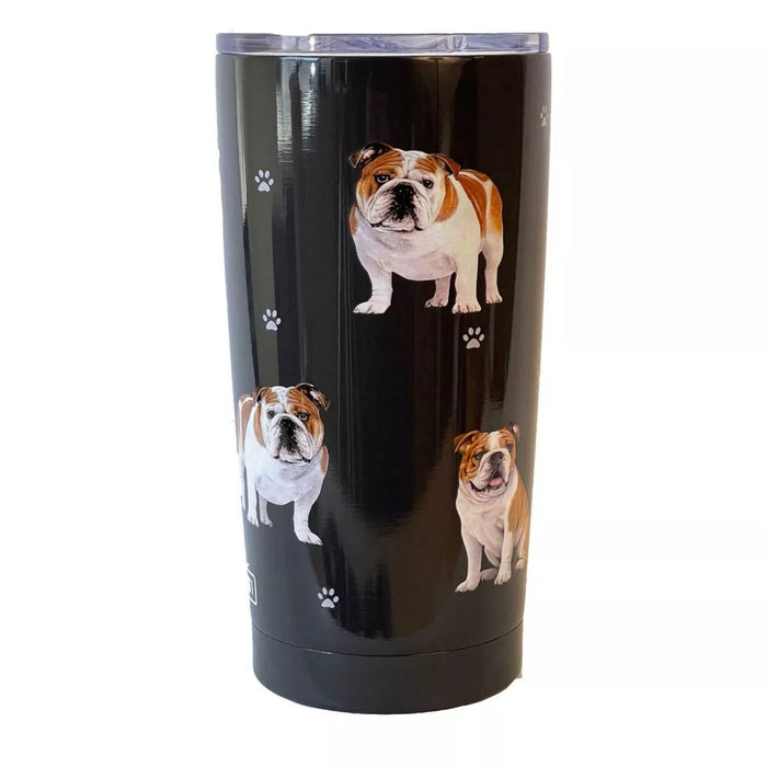 Dog Breeds A-G 20oz Serengeti Ultimate Tumbler Tumblers Bulldog 