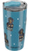 Dog Breeds A-G 20oz Serengeti Ultimate Tumbler Tumblers Dachshund, Black 