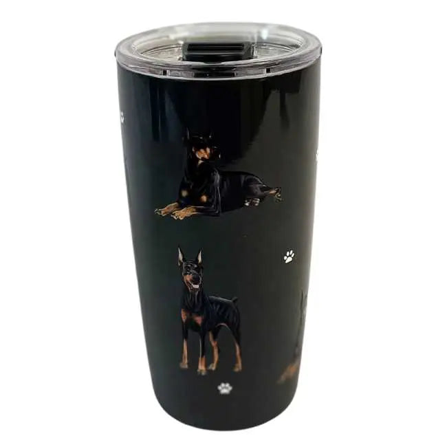 Dog Breeds A-G 20oz Serengeti Ultimate Tumbler Tumblers Doberman 