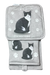 Pet Oven Mitt Set Black and White Cat Dish Towel 