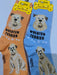 Wheaten Terrier Socks Foozys Unisex Crew Socks 