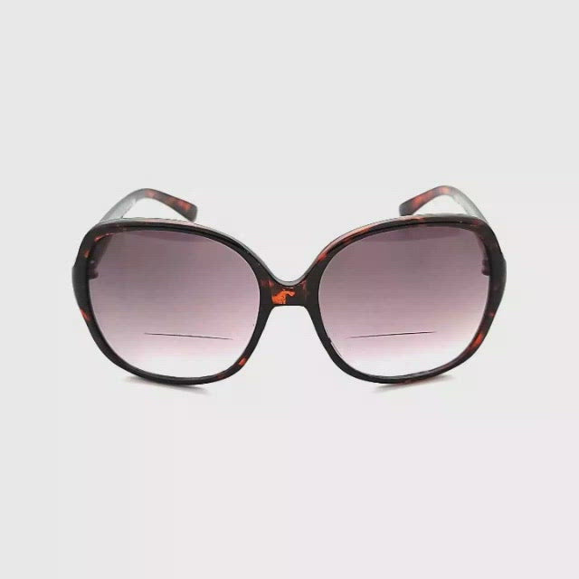 Fantabulous Ladies XL Butterfly Lens Bifocal Reading Sunglasses tortoise frame