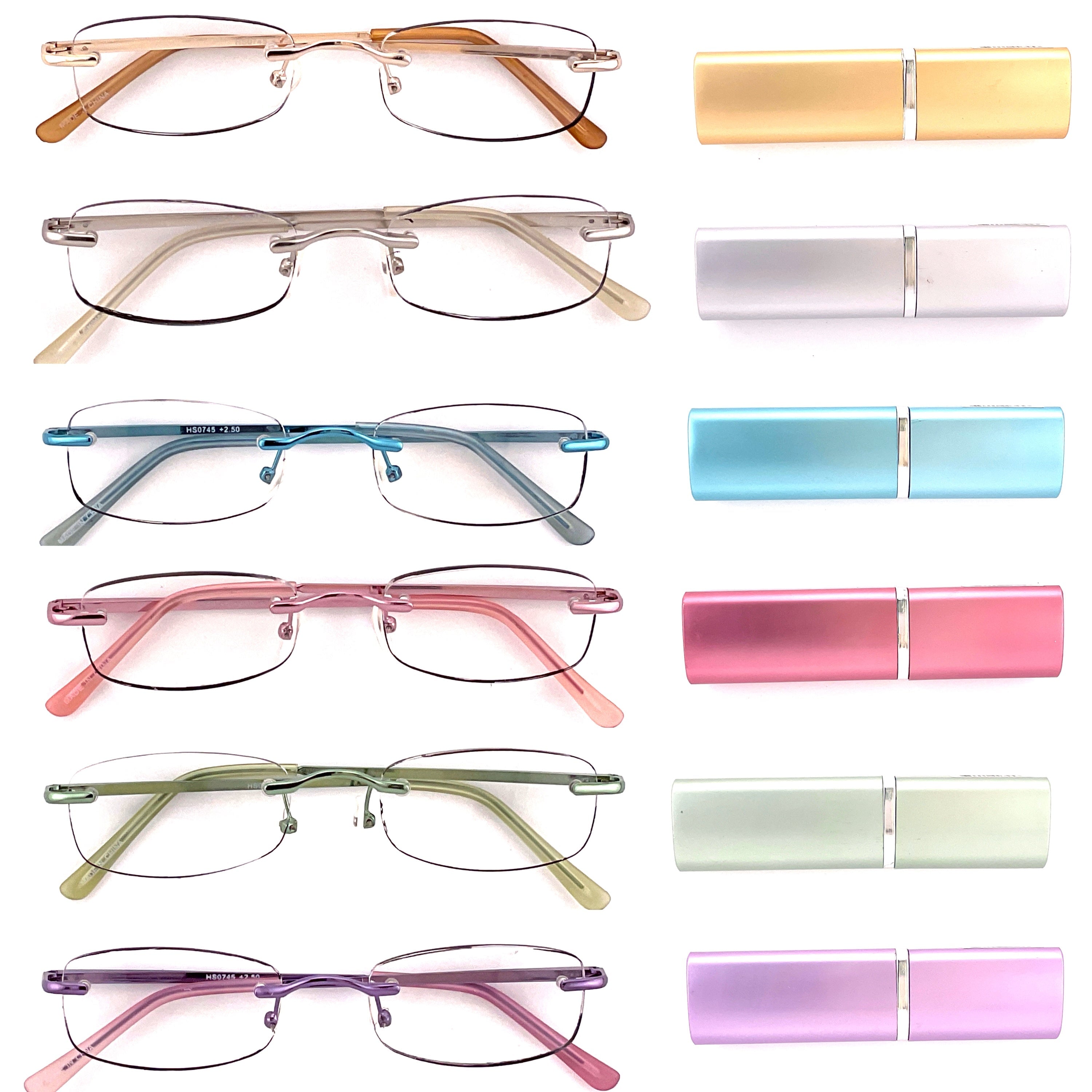Easter Frameless Metal Tube Readers With Matching Pastel