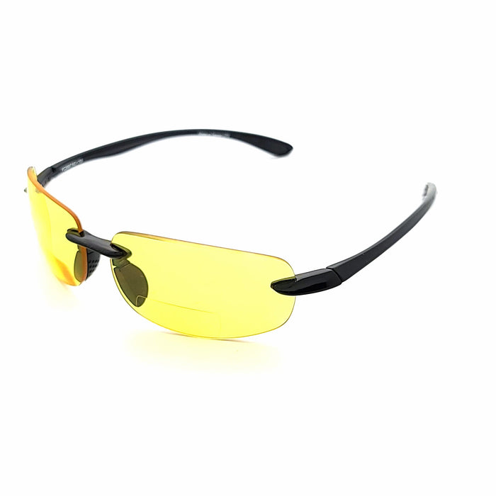 Night Vision Glasses for Driving, Anti-Glare Polarized, Night Driving  Glasses for Men & Women, Yellow-Tinted with Hard Case (Night Vision/Black)